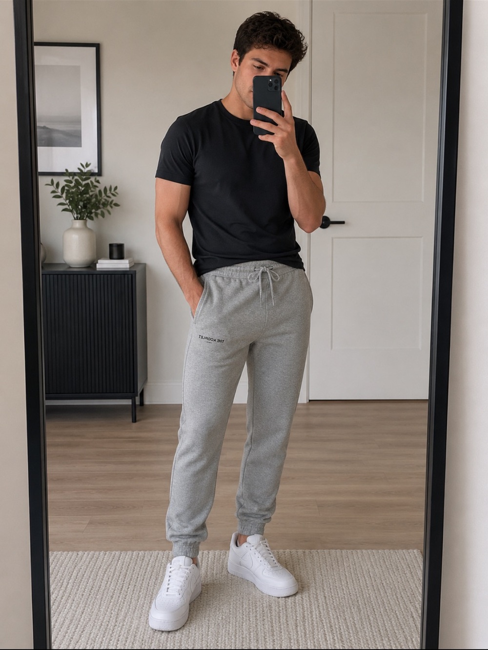 The Kooples Gray Drawstring Joggers